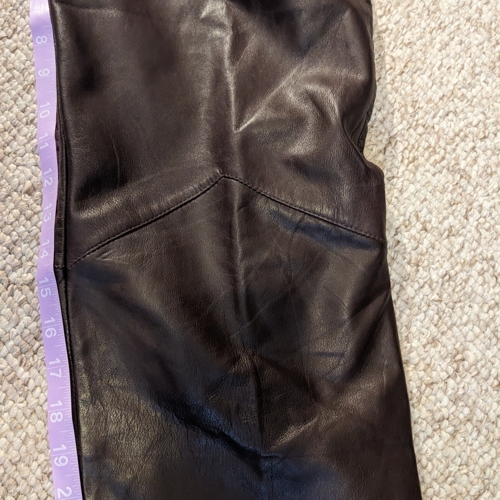 Vintage Excelled Leather pants size 8 - Picture 7 of 11
